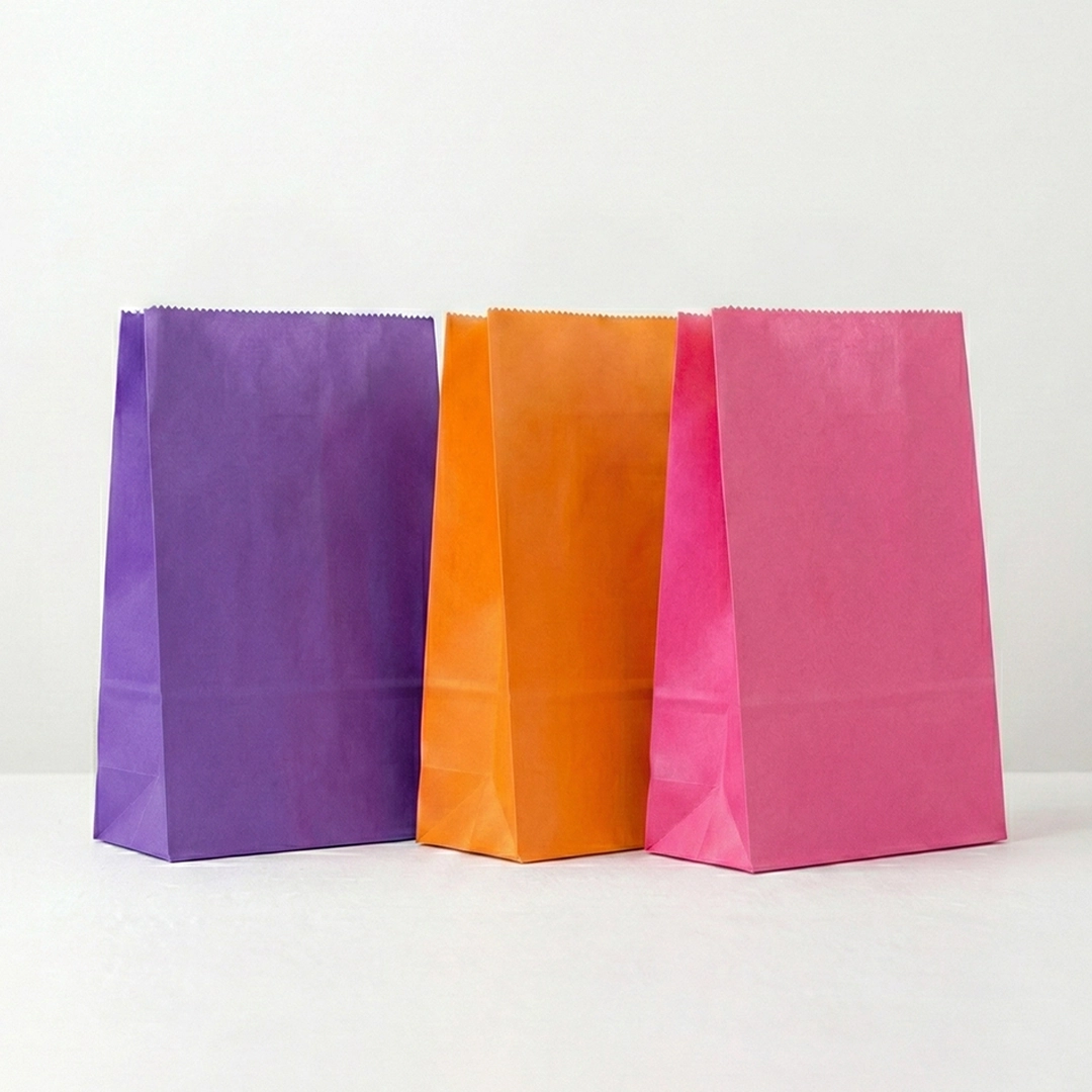 Bolsa tipo delivery, de color - 25x15x30